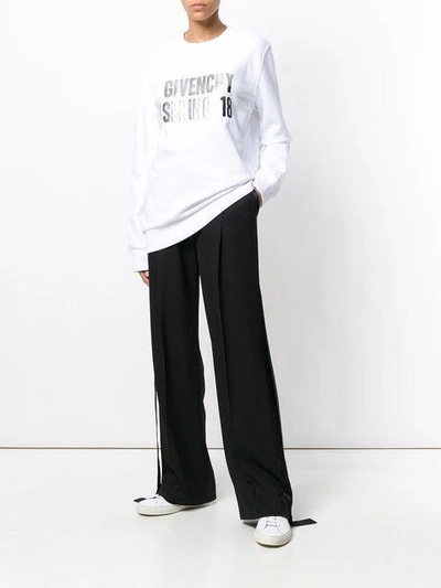 Shop Givenchy Foiled Spring-18 Sweatshirt