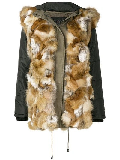 Shop Ash Fur Trim Coat - Brown
