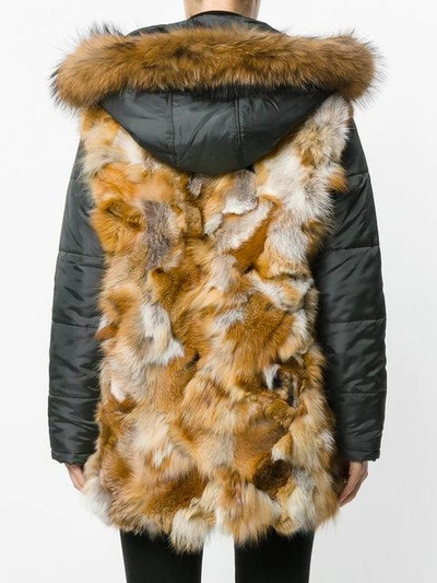 Shop Ash Fur Trim Coat - Brown