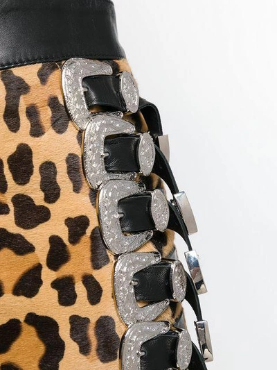 Shop Dsquared2 Leopard In Black