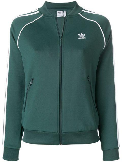 adidas superstar jacket green