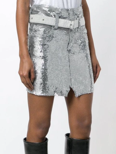 Shop Iro Short Sequined Skirt