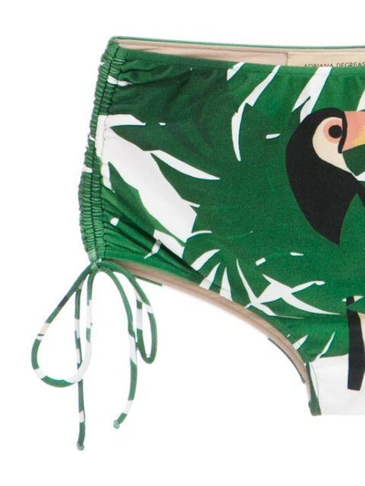 Shop Adriana Degreas Tropical Print Bikini Set In Green