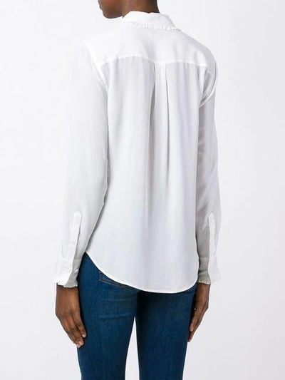 Shop Equipment Signature Slim-fit Silk Shirt In White