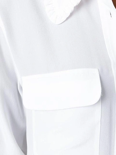 Shop Equipment Signature Slim-fit Silk Shirt In White