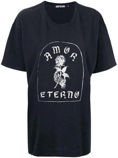 Shop Adaptation Amor Eterno T-shirt - Black