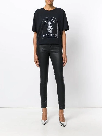 Shop Adaptation Amor Eterno T-shirt - Black