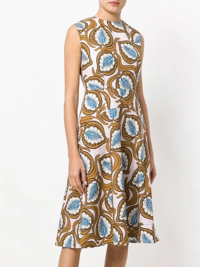 Shop Marni Printed Midi Dress
