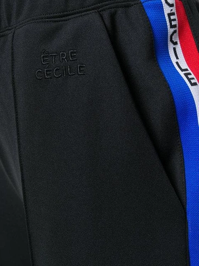 Shop Etre Cecile Striped Logo Track Pants