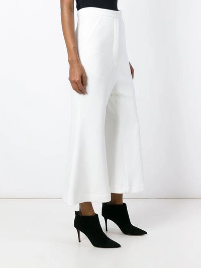 Shop Ellery Cropped Culottes In White