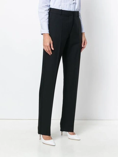 Victoria Beckham Tailored Straight Leg Trousers In Black