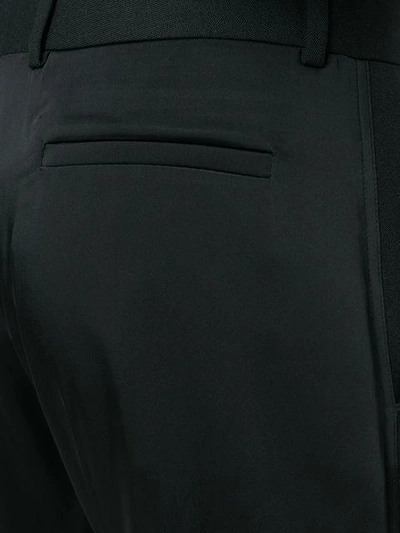 Victoria Beckham Tailored Straight Leg Trousers In Black