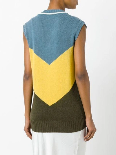 Shop Marni Cashmere Sleeveless Knitted Top