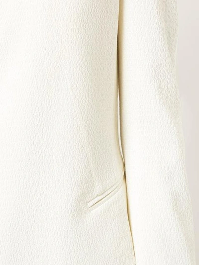 Shop Chloé Deep-v Jacket In White