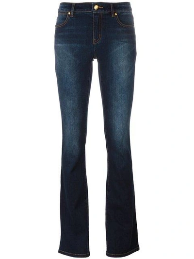 Shop Michael Michael Kors 'izzy' Bootcut Jeans In Blue