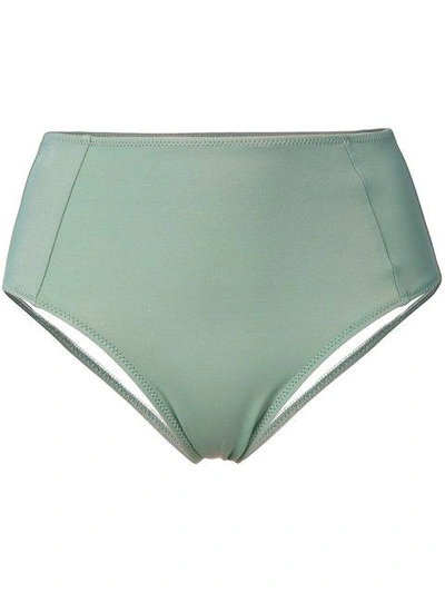 Shop Solid & Striped The Jessica Bikini Botton In Green