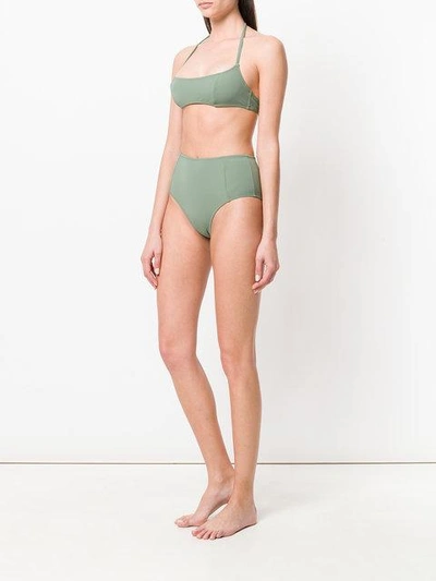 Shop Solid & Striped The Jessica Bikini Botton In Green