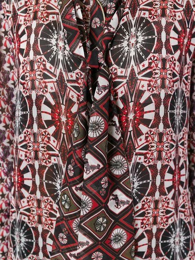 Shop Roberto Cavalli Kaleidoscopic Print Blouse - Red