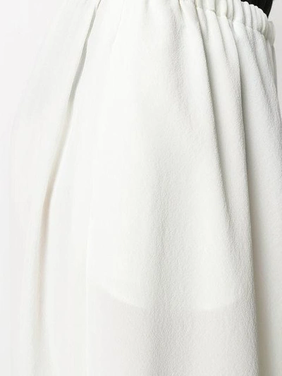 Shop Jil Sander High Waisted Culottes - White