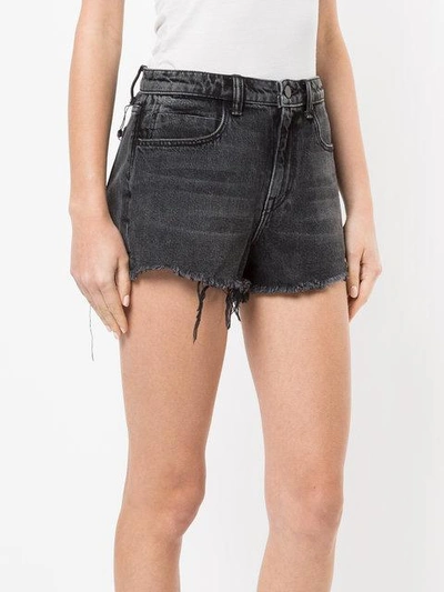 Shop Alexander Wang T Alexander Wang Denim Shorts - Grey