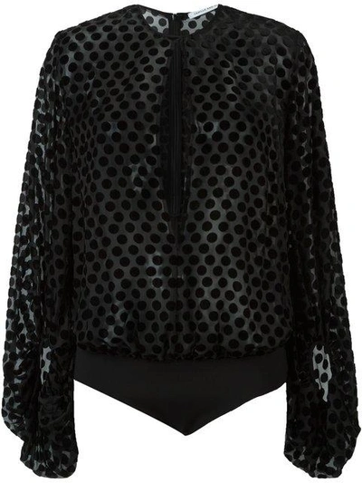 Shop Camilla And Marc 'carmine' Bodysuit Blouse In Black