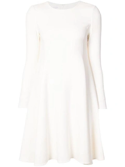 Shop Oscar De La Renta Swing Dress - White