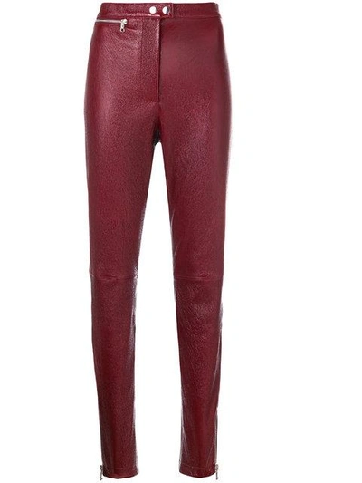 Shop 3.1 Phillip Lim High Waisted Skinny In Red