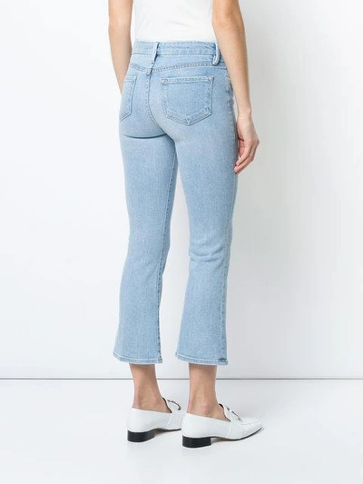 cropped bootcut jeans