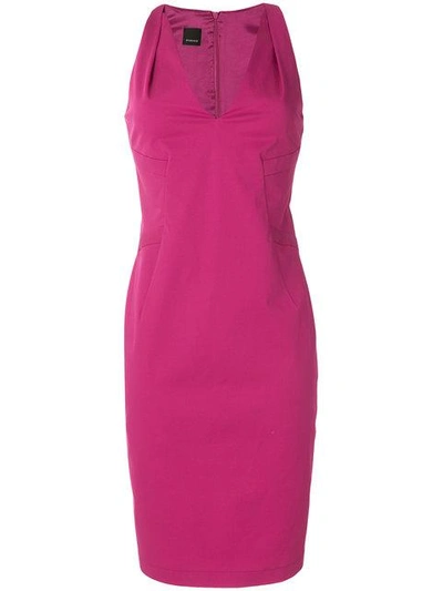 Shop Pinko Sleeveless Fitted Dress