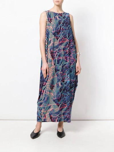 Shop Issey Miyake Boxy Patterned Dress