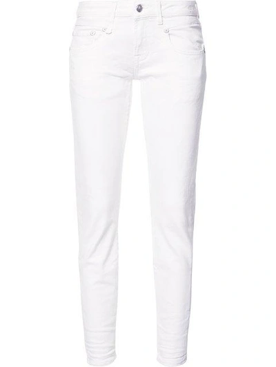 Shop R13 'riot' Skinny Jeans In White