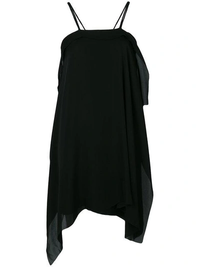 Shop Isabel Benenato Short Double Dress - Black