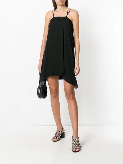 Shop Isabel Benenato Short Double Dress - Black