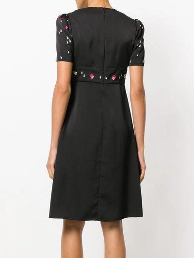Shop Temperley London Saturn Short Dress - Black