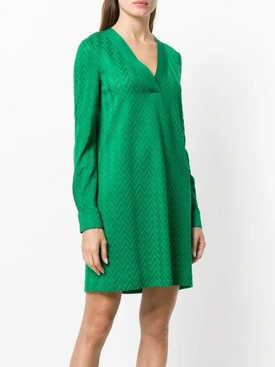 Shop Missoni V-neck Shift Dress - Green