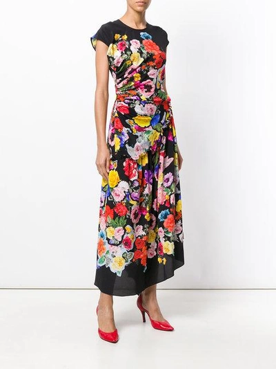 Shop Preen By Thornton Bregazzi Lavender Dress In Multicolour
