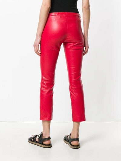 Shop Theory Classic Skinny Trousers - Red