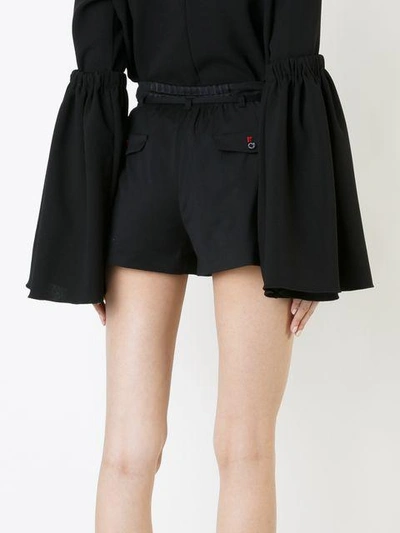 Shop Guild Prime Front Pleat Shorts - Black