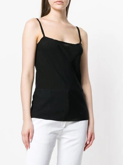 Shop Ann Demeulemeester Cami Top In Black