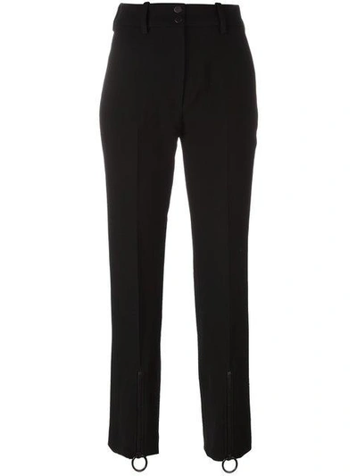 Shop Petar Petrov Cropped Trousers  In Black