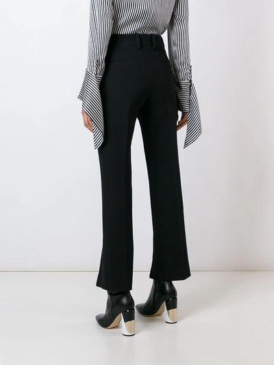 Shop Petar Petrov Cropped Trousers  In Black