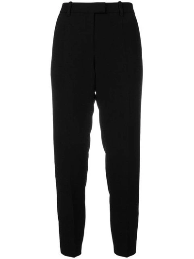 Shop Barbara Bui Cropped Tailored Trousers In Black
