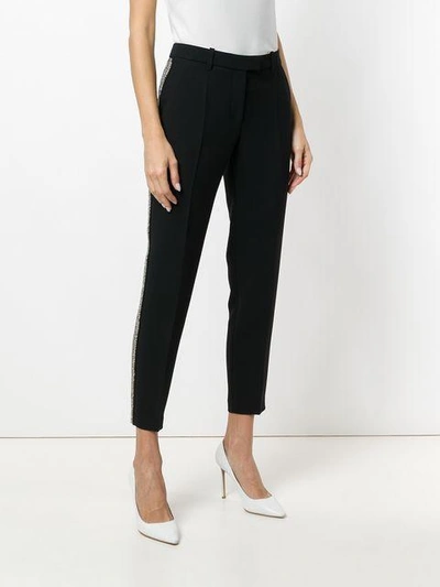 Shop Barbara Bui Cropped Tailored Trousers In Black