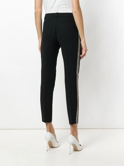 Shop Barbara Bui Cropped Tailored Trousers In Black