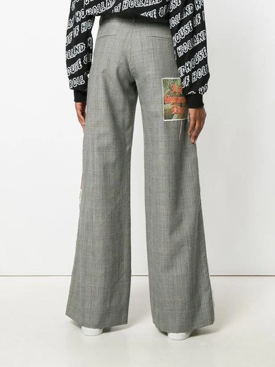 Shop House Of Holland Prince Of Wales Trousers In Black