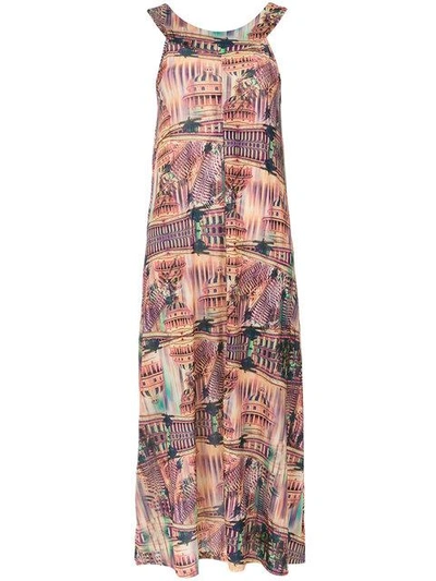 Shop Lygia & Nanny Manati Maxi Dress In Havana