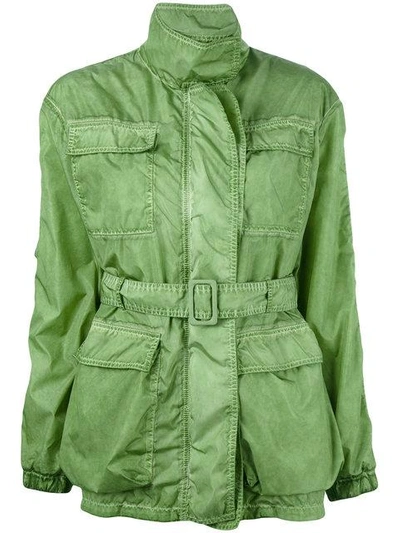 Shop Tomas Maier Waterproof Jacket In Green