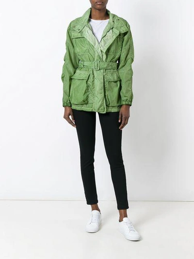 Shop Tomas Maier Waterproof Jacket In Green