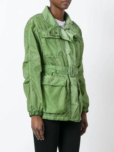 Shop Tomas Maier Waterproof Jacket In Green