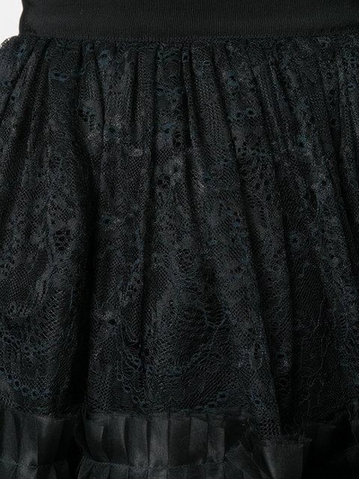 full lace pleated skirt